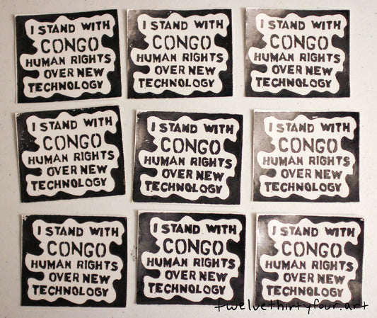 Congo sticker