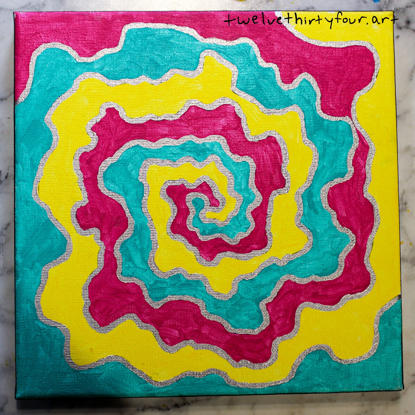 Chroma Swirl painting