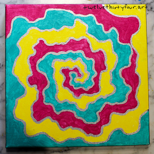 Chroma Swirl painting