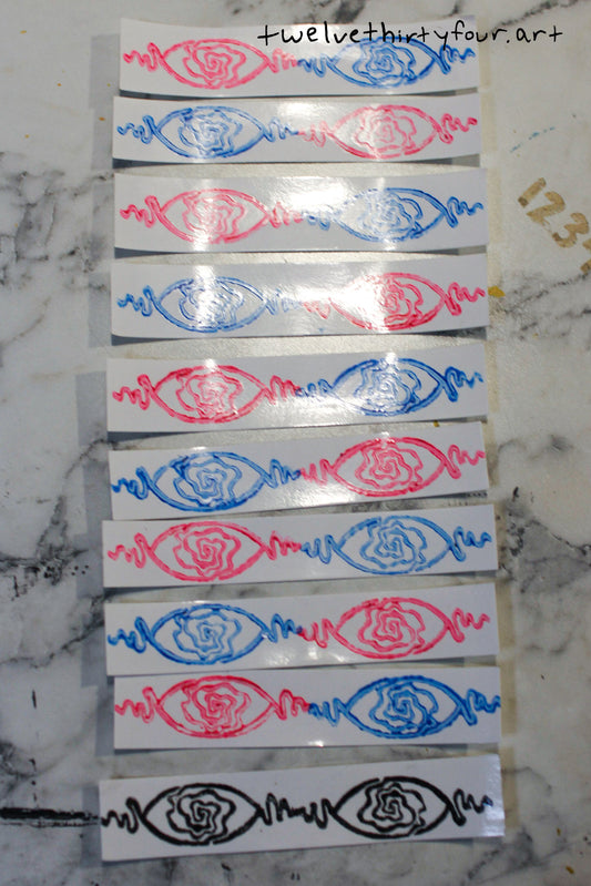 3-d Eye sticker