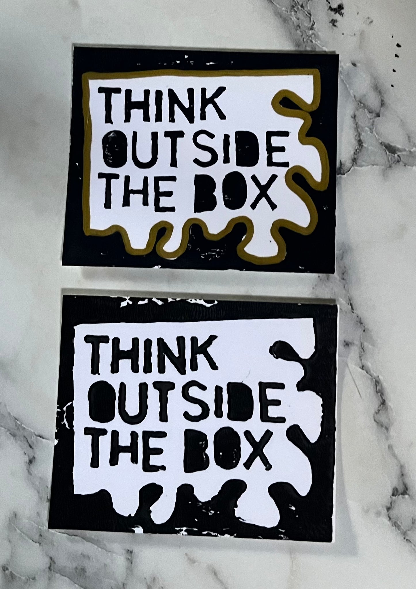 Think Outside the Box sticker