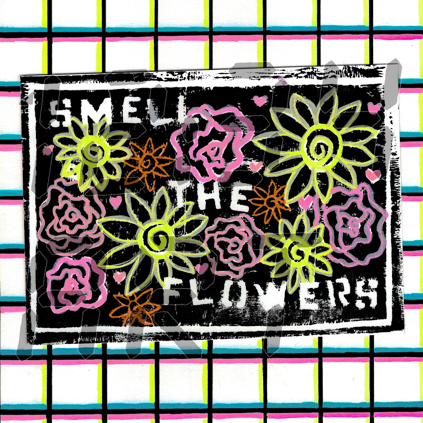 Smell The Flowers print