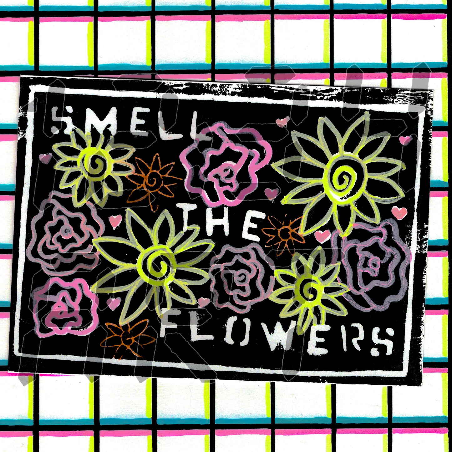 Smell The Flowers print